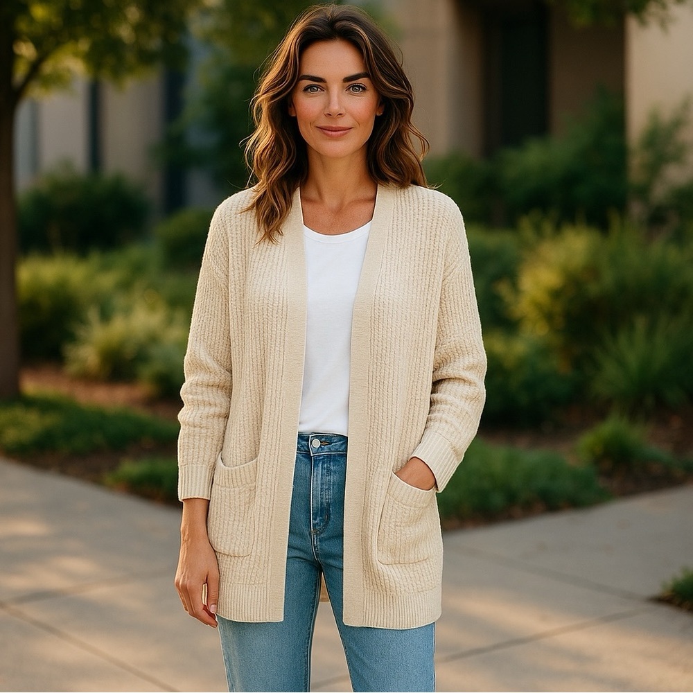 If It Were Me Cream Cardigan